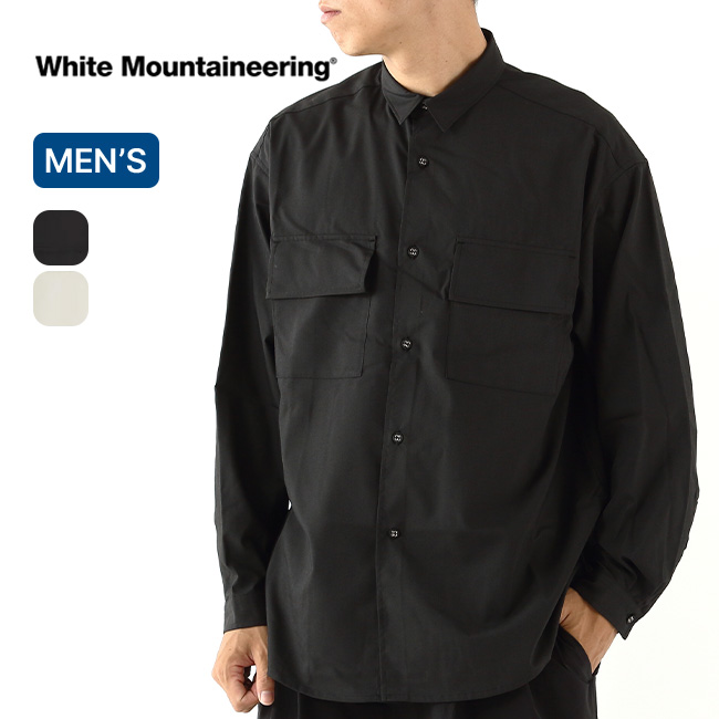White Mountaineering ホワイトマウンテニアリング レギュラーカラーシャツ