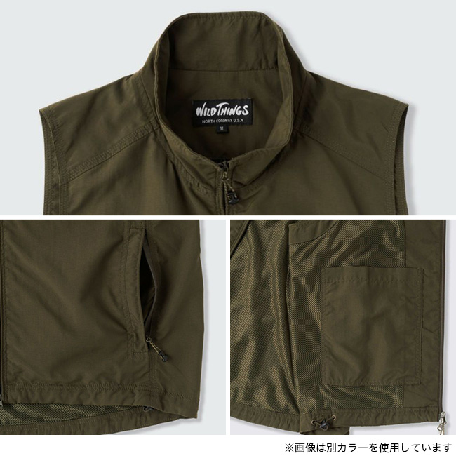 WILD THINGS ワイルドシングス ユーティリティベスト(S オリーブ
