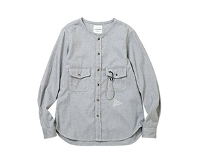 and wander / サーモネルカラーレスシャツ W's