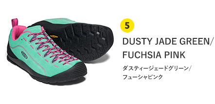 5 DUSTY JADE GREEN/FUCHSIA PINK ダスティージェードグリーン/フューシャピンク