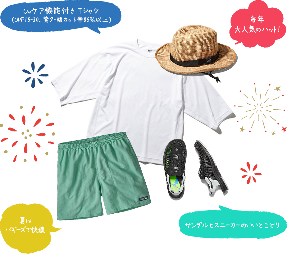 暑いけれど、オシャレもしたい！商品