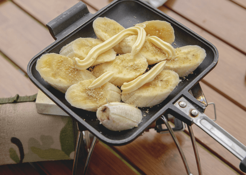 バターを乗せる