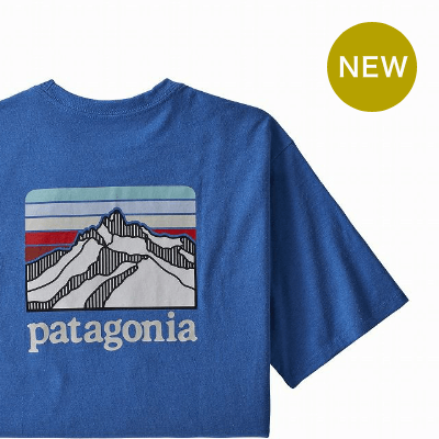 patagonia パタゴニア ラインロゴリッジポケットレスポンシビリTee