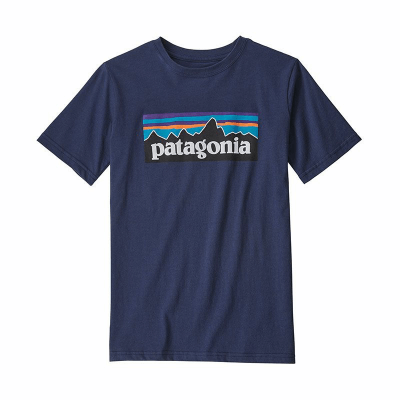 patagonia パタゴニア ボーイズ P-6 ロゴオーガニックTシャツ