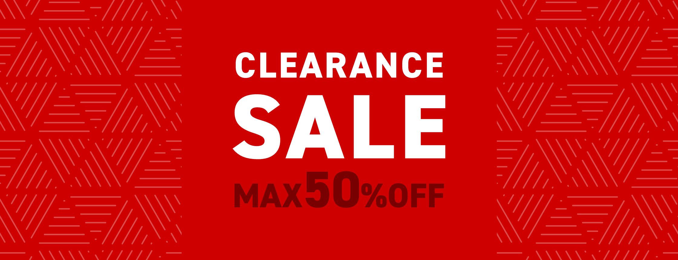 CLEARANCE SALE MAX50%OFF